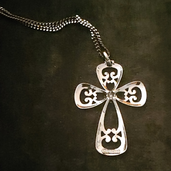 Sarah Coventry 1976 "Romanesque" Cross Necklace - Picture 6 of 7